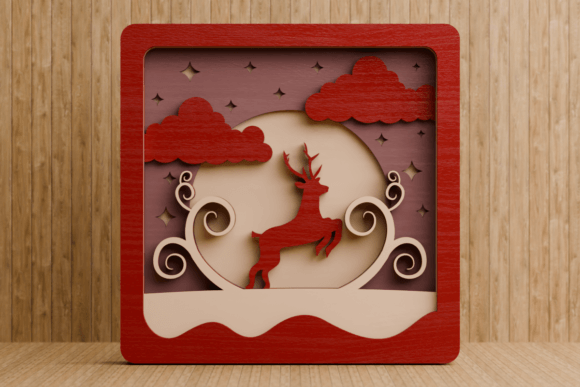 Mastering the Art of Depth: A Comprehensive Guide to the Cute Christmas Scene 3D Multilayer SVG