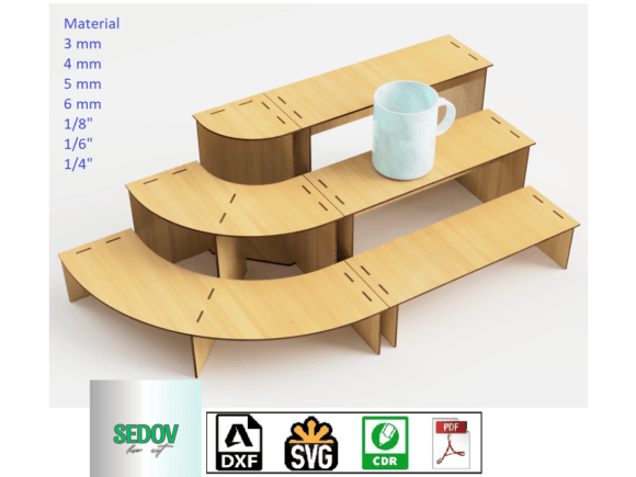 Maximizing Visual Impact with a Laser Cut Three-Level Stand Display for Portable Exhibitions